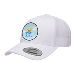 Flying a Dragon Trucker Hat - White (Personalized)