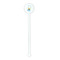 Flying a Dragon White Plastic 5.5" Stir Stick - Round - Single Stick