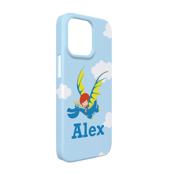 Custom Flying a Dragon iPhone Case - Plastic - iPhone 13 (Personalized)