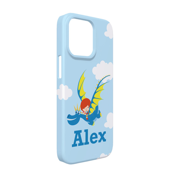 Custom Flying a Dragon iPhone Case - Plastic - iPhone 13 Pro (Personalized)