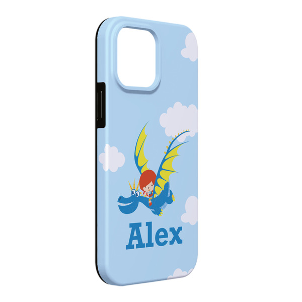 Custom Flying a Dragon iPhone Case - Rubber Lined - iPhone 13 Pro Max (Personalized)