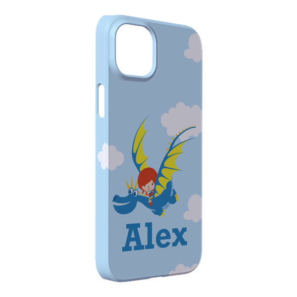 Custom Flying a Dragon iPhone Case - Plastic - iPhone 14 Pro Max (Personalized)