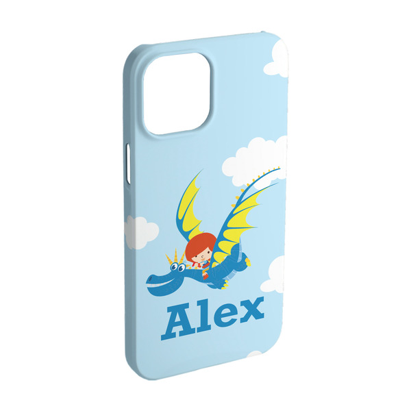 Custom Flying a Dragon iPhone Case - Plastic - iPhone 15 (Personalized)