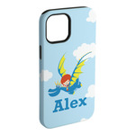 Flying a Dragon iPhone Case - Rubber Lined - iPhone 15 Plus (Personalized)