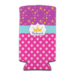 Sparkle & Dots Can Cooler (tall 12 oz) (Personalized)