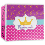 Sparkle & Dots 3-Ring Binder - 3 inch (Personalized)