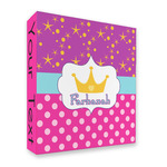 Sparkle & Dots 3 Ring Binder - Full Wrap - 2" (Personalized)