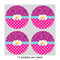 Sparkle & Dots 4" Multipurpose Round Labels - Sheet