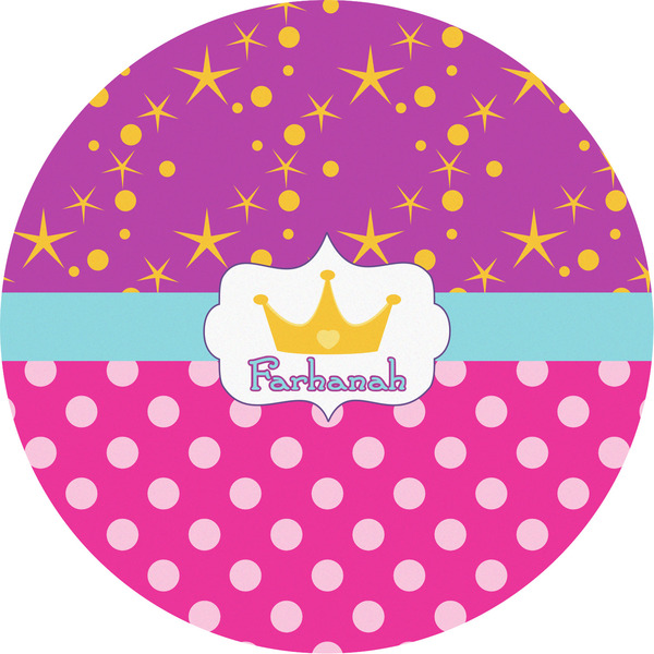 Custom Sparkle & Dots Multipurpose Round Labels - 5" (Personalized)