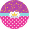 Sparkle & Dots 5" Multipurpose Round Label - Single Sticker