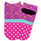 Sparkle & Dots Adult Ankle Socks - Single Pair - Front and Back