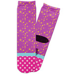 Sparkle & Dots Adult Crew Socks