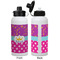 Sparkle & Dots Aluminum Water Bottle - White APPROVAL