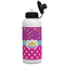 Sparkle & Dots Aluminum Water Bottle - White Front