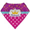 Sparkle & Dots Bandana Folded Flat