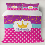 Sparkle & Dots Duvet Cover Set - King (Personalized)