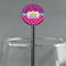 Sparkle & Dots Black Plastic 5.5" Stir Stick - Round - Main