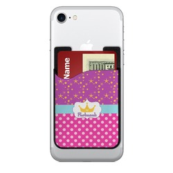 Sparkle & Dots 2-in-1 Cell Phone Credit Card Holder & Screen Cleaner (Personalized)