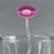 Sparkle & Dots Clear Plastic 7" Stir Stick - Oval - Main