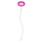 Sparkle & Dots Clear Plastic 7" Stir Stick - Oval - Single Stick