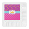 Sparkle & Dots Embossed Decorative Napkins (Personalized)