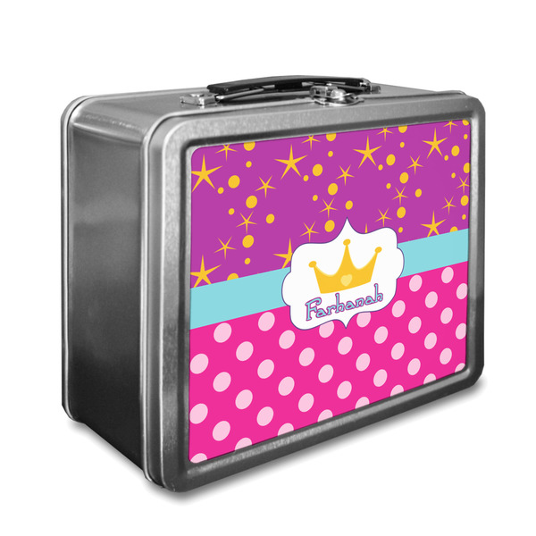 Custom Sparkle & Dots Lunch Box w/ Name or Text