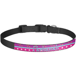 Sparkle & Dots Dog Collar - Large (Personalized)