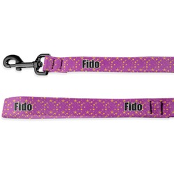 Sparkle & Dots Deluxe Dog Leash - 4 ft (Personalized)