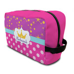 Sparkle & Dots Toiletry Bag / Dopp Kit (Personalized)