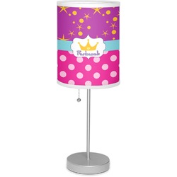 Sparkle & Dots 7" Drum Lamp with Shade Linen (Personalized)