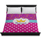 Sparkle & Dots Duvet Cover - King - On Bed - No Prop