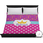 Sparkle & Dots Duvet Cover - King (Personalized)