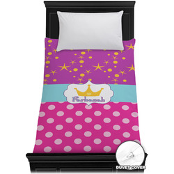 Sparkle & Dots Duvet Cover - Twin XL (Personalized)