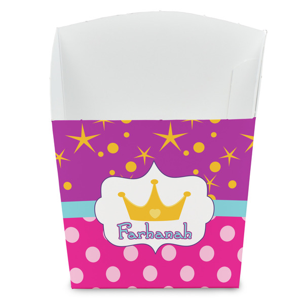 Custom Sparkle & Dots French Fry Favor Boxes (Personalized)