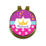 Sparkle & Dots Golf Ball Marker - Hat Clip - Gold