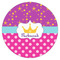 Sparkle & Dots Icing Circle - XSmall - Single