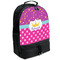 Sparkle & Dots Large Backpack - Black - Angled View