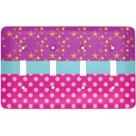 Sparkle & Dots Light Switch Cover (4 Toggle Plate)