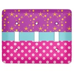 Sparkle & Dots Light Switch Cover (3 Toggle Plate)