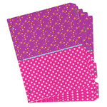 Sparkle & Dots Binder Tab Divider - Set of 5 (Personalized)