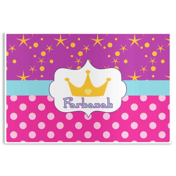 Custom Sparkle & Dots Disposable Paper Placemats (Personalized)