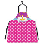 Sparkle & Dots Apron Without Pockets w/ Name or Text