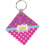 Sparkle & Dots Diamond Plastic Keychain w/ Name or Text