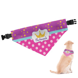 Sparkle & Dots Dog Bandana - Large (Personalized)