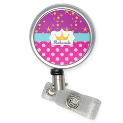 Sparkle & Dots Retractable Badge Reel (Personalized)