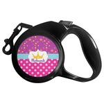 Sparkle & Dots Retractable Dog Leash - Medium (Personalized)