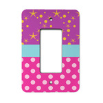 Sparkle & Dots Rocker Style Light Switch Cover - Single Switch