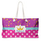 Sparkle & Dots Large Rope Tote Bag - Front View