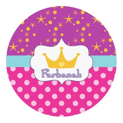 Sparkle & Dots Round Decal - Large (Personalized)