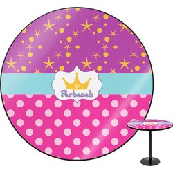 Sparkle & Dots Round Table - 24" (Personalized)